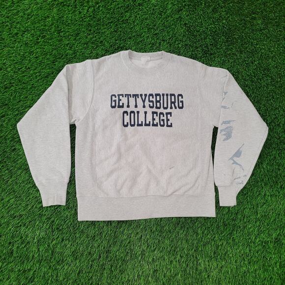 Vintage Y2K Gettysburg College Sweatshirt Womens Small 20x24 Baggy - Picture 1 of 16